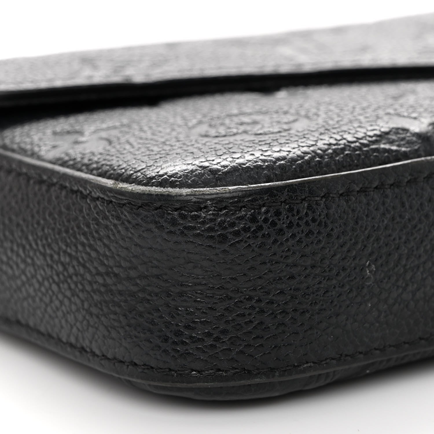 Louis Vuitton Empreinte Pochette Felicie Chain Wallet Black 9 of 13