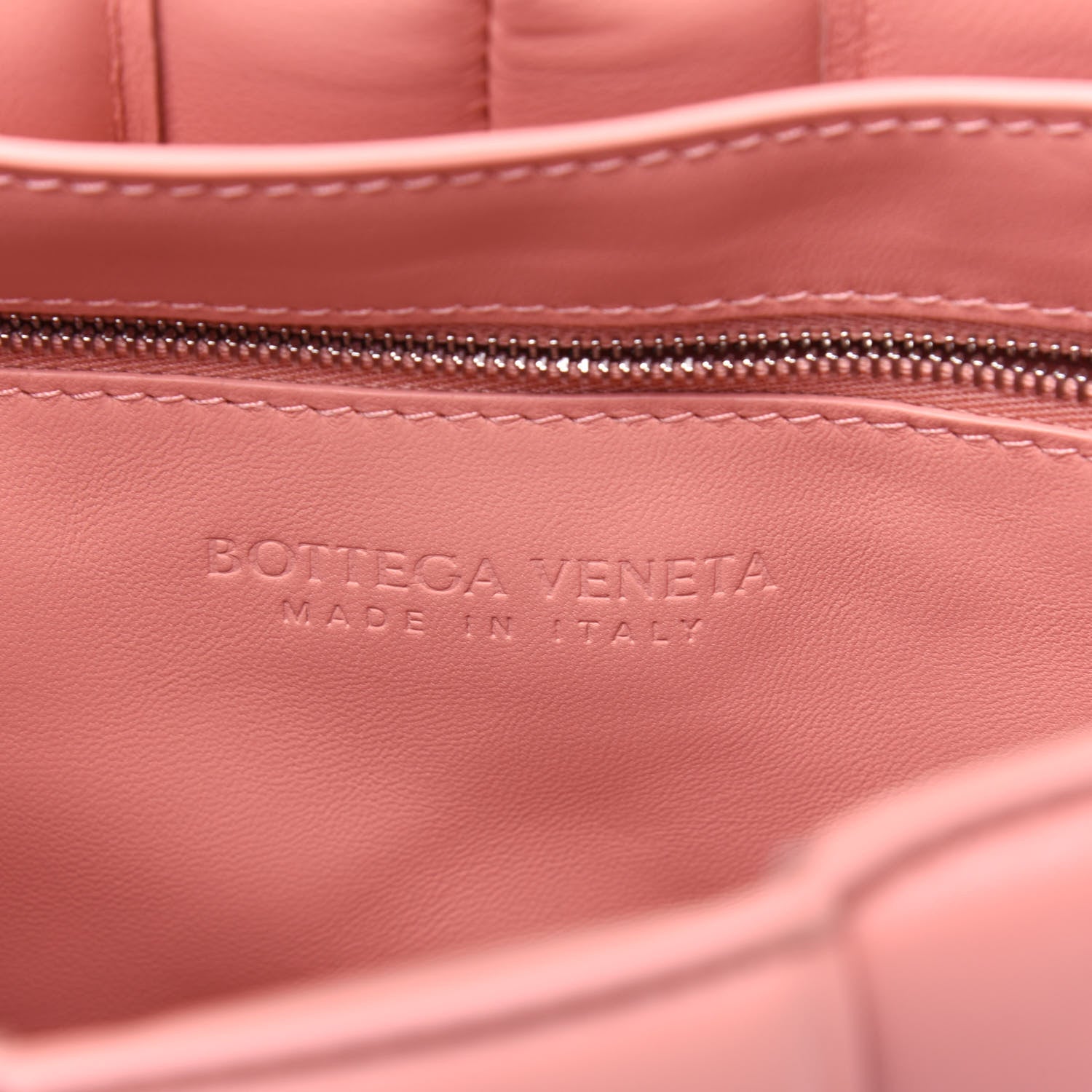 Bottega Veneta Nappa Maxi Intreccio Padded Cassette Crossbody Bag Peachy 6 of 13