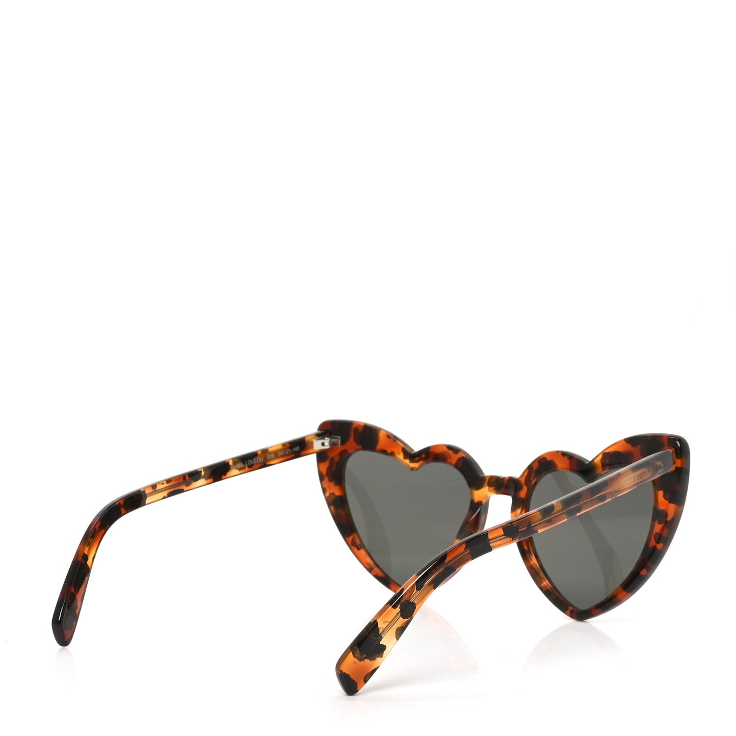 Saint Laurent Acetate Heart Frame Loulou SL181 Sunglasses Tortoise 3 of 8