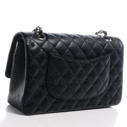 Chanel Caviar Quilted Medium Double Flap Black 3 of 7