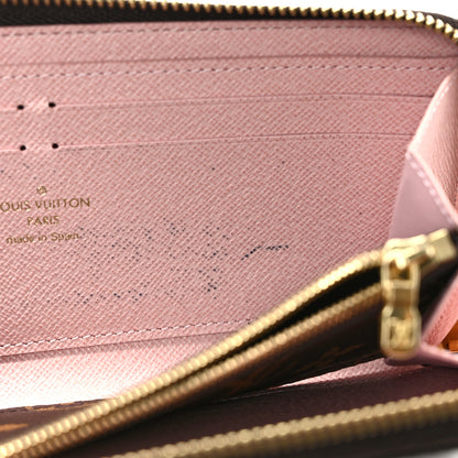 Louis Vuitton Monogram Clemence Wallet Rose Ballerine 7 of 7