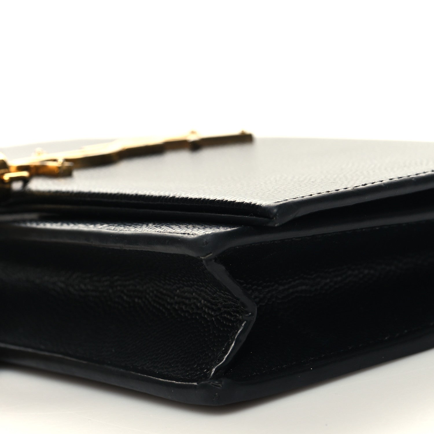 Saint Laurent Grain De Poudre Classic Monogram Kate Tassel Chain Wallet Black 9 of 11