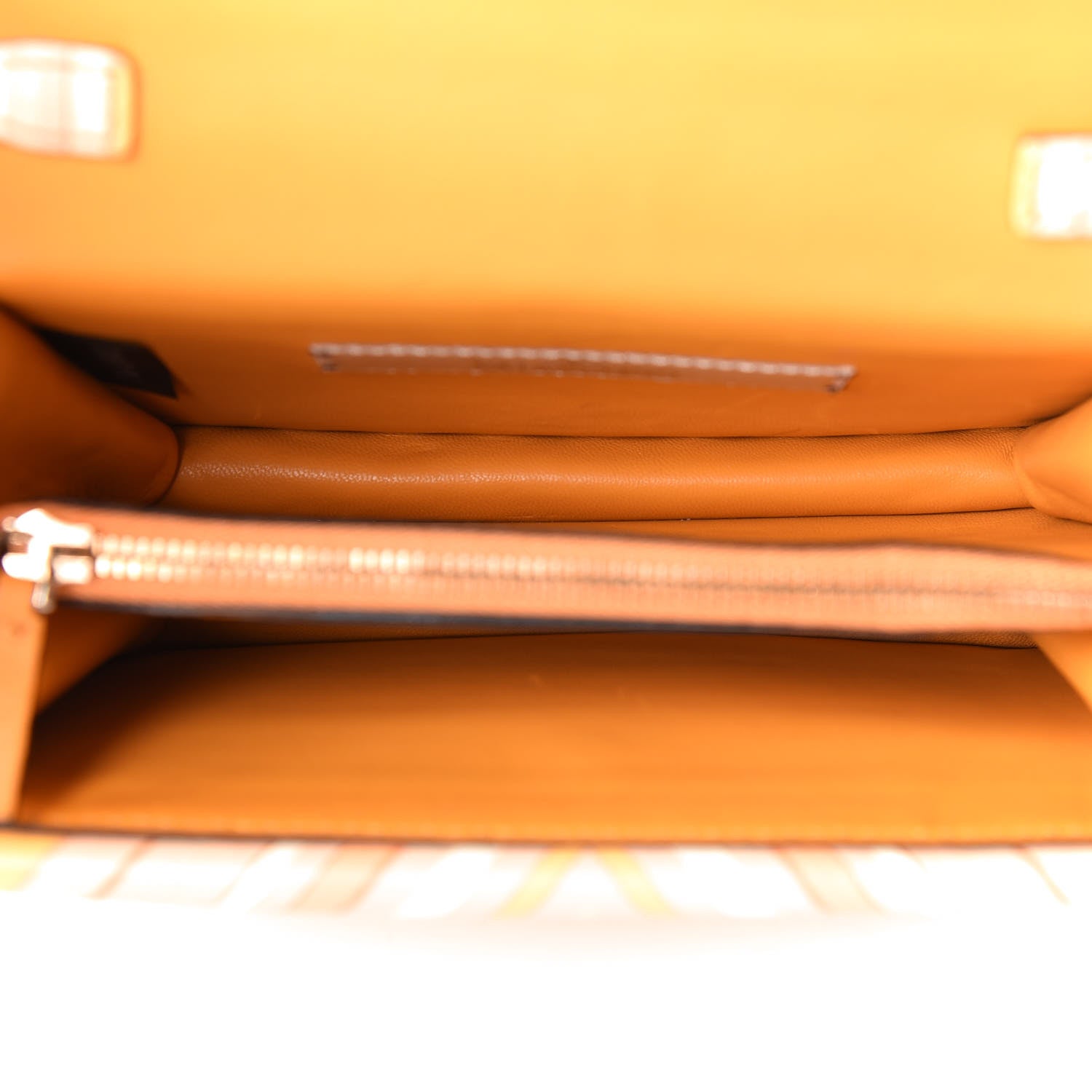 Valentino Garavani Vitello Native Couture 1975 Rockstud Wallet on Chain Mandarin Sorbet 5 of 11