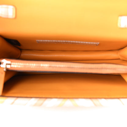 Valentino Garavani Vitello Native Couture 1975 Rockstud Wallet on Chain Mandarin Sorbet 5 of 11
