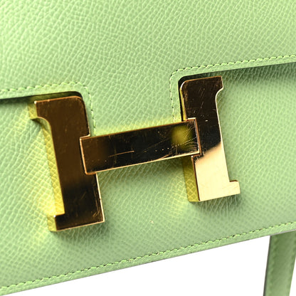 Hermes Epsom Constance 18 Vert Criquet 10 of 10
