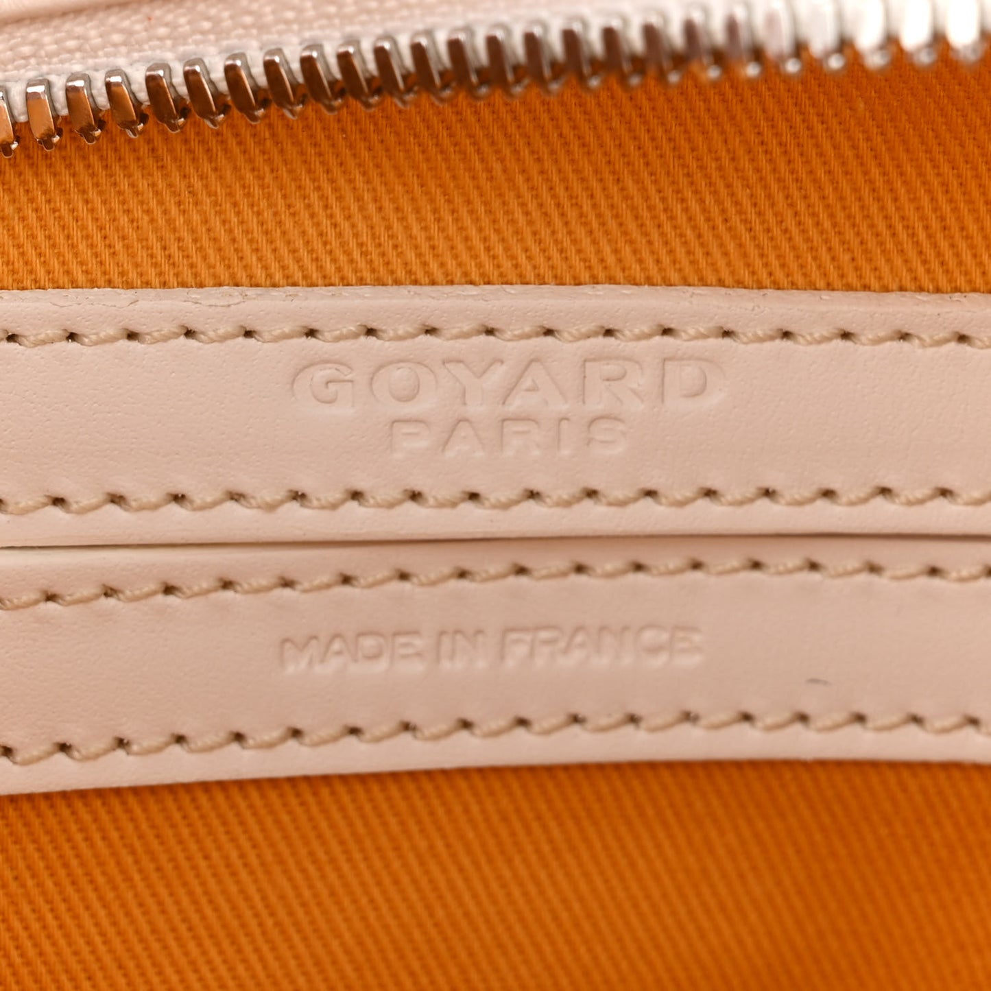 Goyardine Sac Cap Vert White