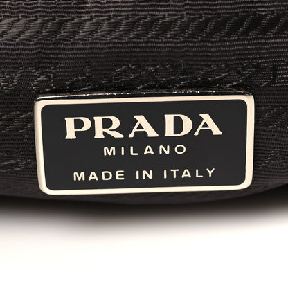 Prada Nylon Vela Saffiano Single Buckle Messenger Shoulder Bag Brown 6 of 10