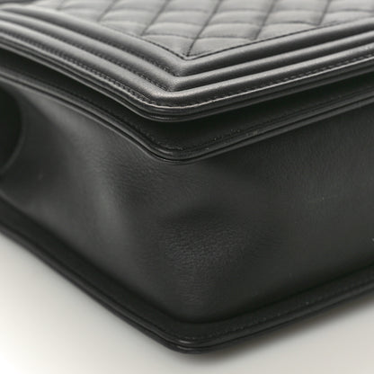 Chanel Calfskin Quilted New Medium Boy Flap Black 9 of 14