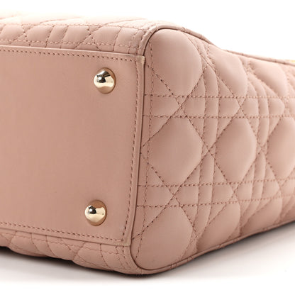 Christian Dior Lambskin Cannage Large Lady Dior Fard 10 of 11
