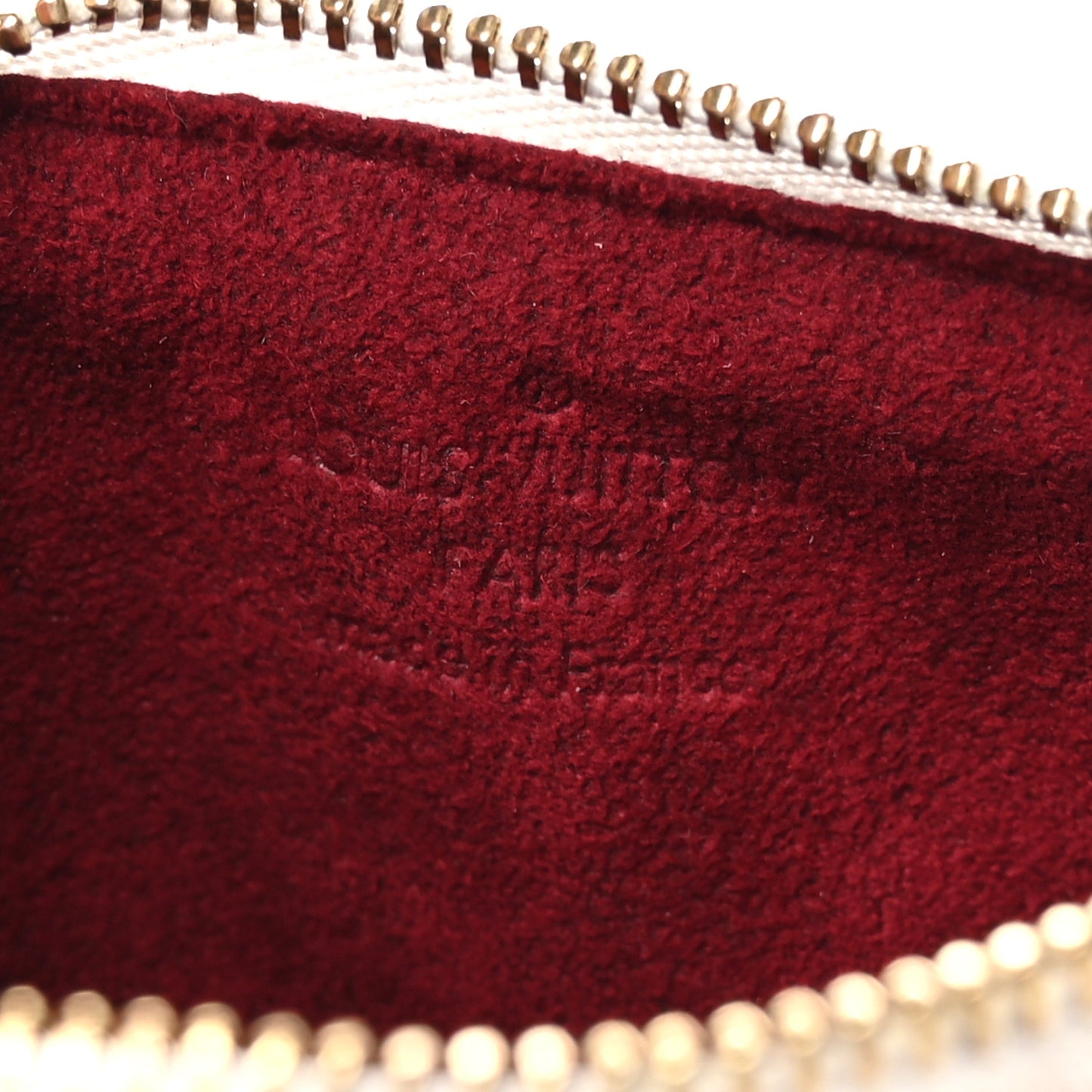 Monogram Multicolor Pochette Plate MM White