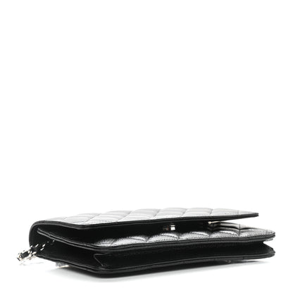 Chanel Caviar Quilted Wallet On Chain WOC Black 4 of 10