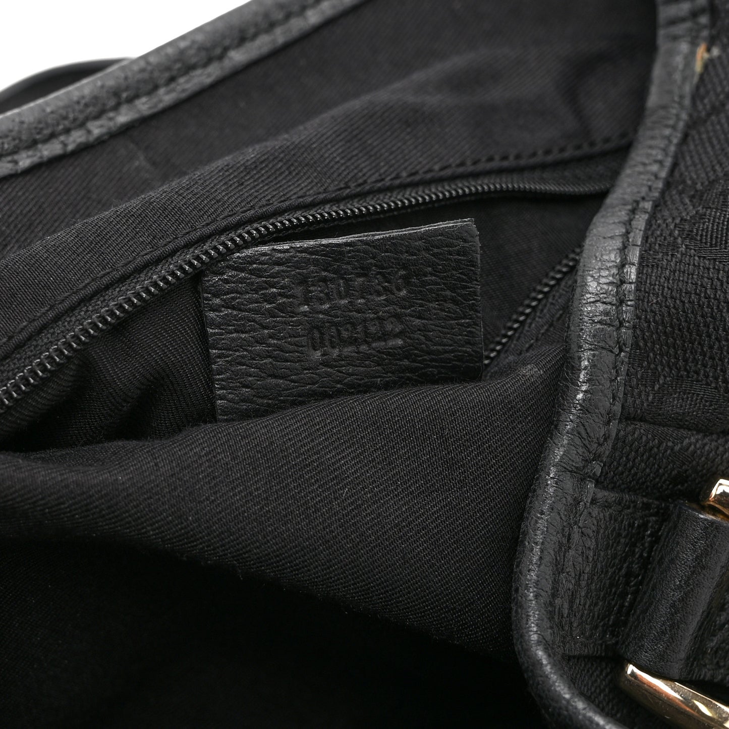 Monogram Medium Abbey Shoulder Bag Black