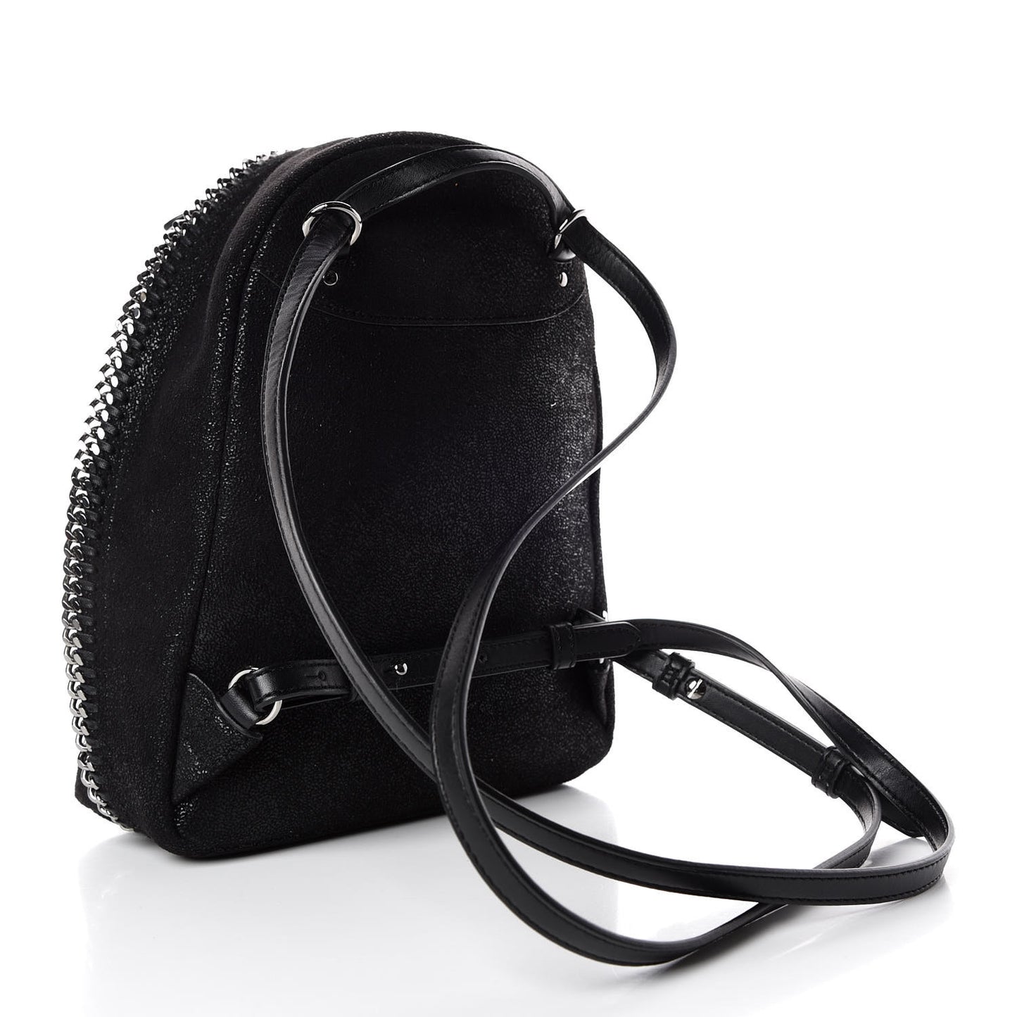 Shaggy Deer Mini Falabella Backpack Black