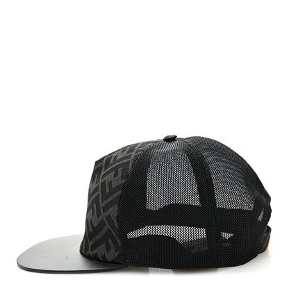 Fendi Canvas Mesh FF Reloaded Baseball Hat Black 3 of 9