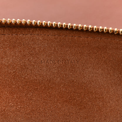 Celine Supple Calfskin Medium Strap Leandre Shoulder Bag Brown 7 of 13