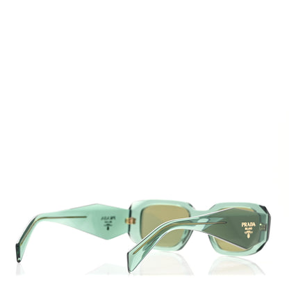 Prada Acetate Symbole Sunglasses SPR 17W Sage Green 4 of 8