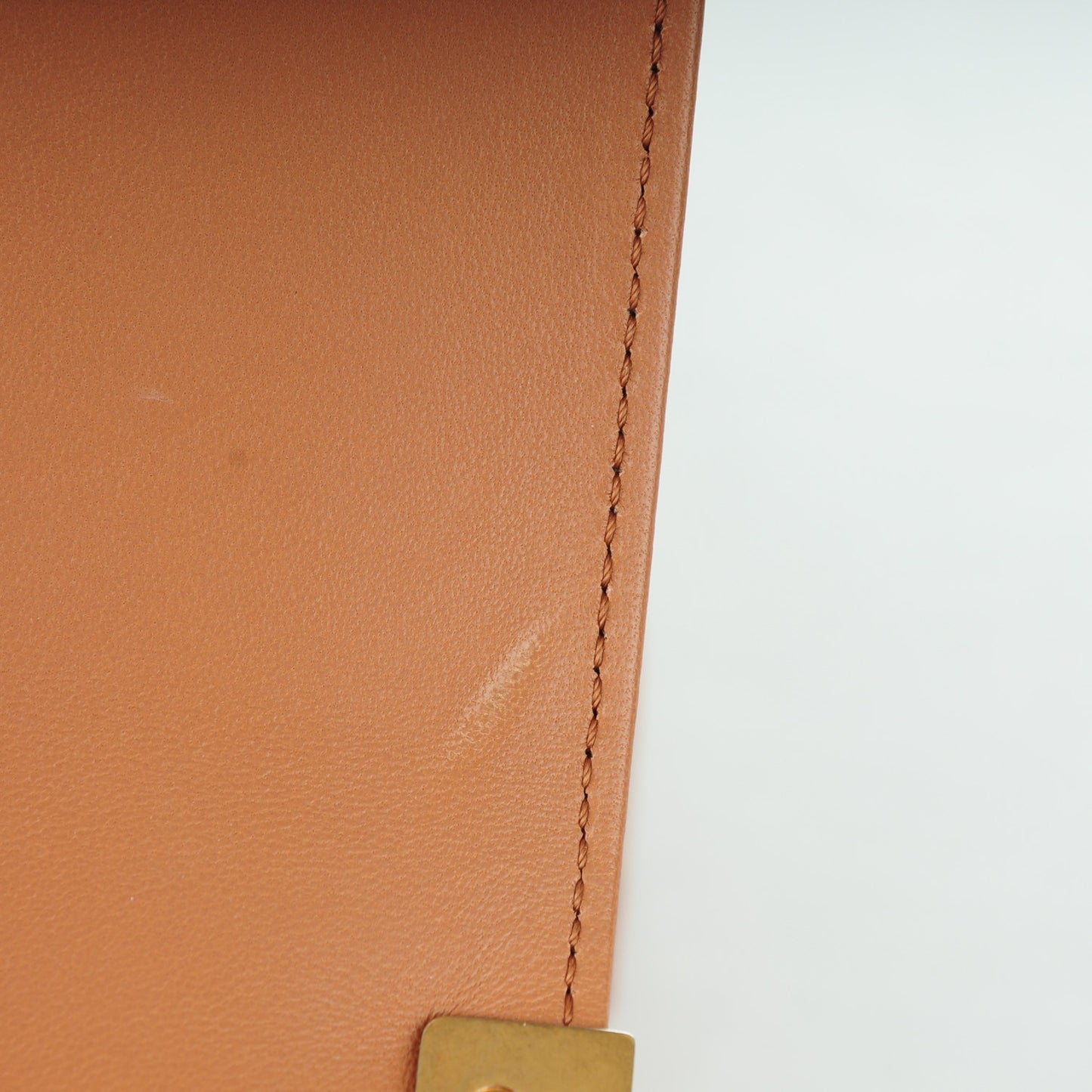 Lambskin Quilted Medium Boy Flap Camel
