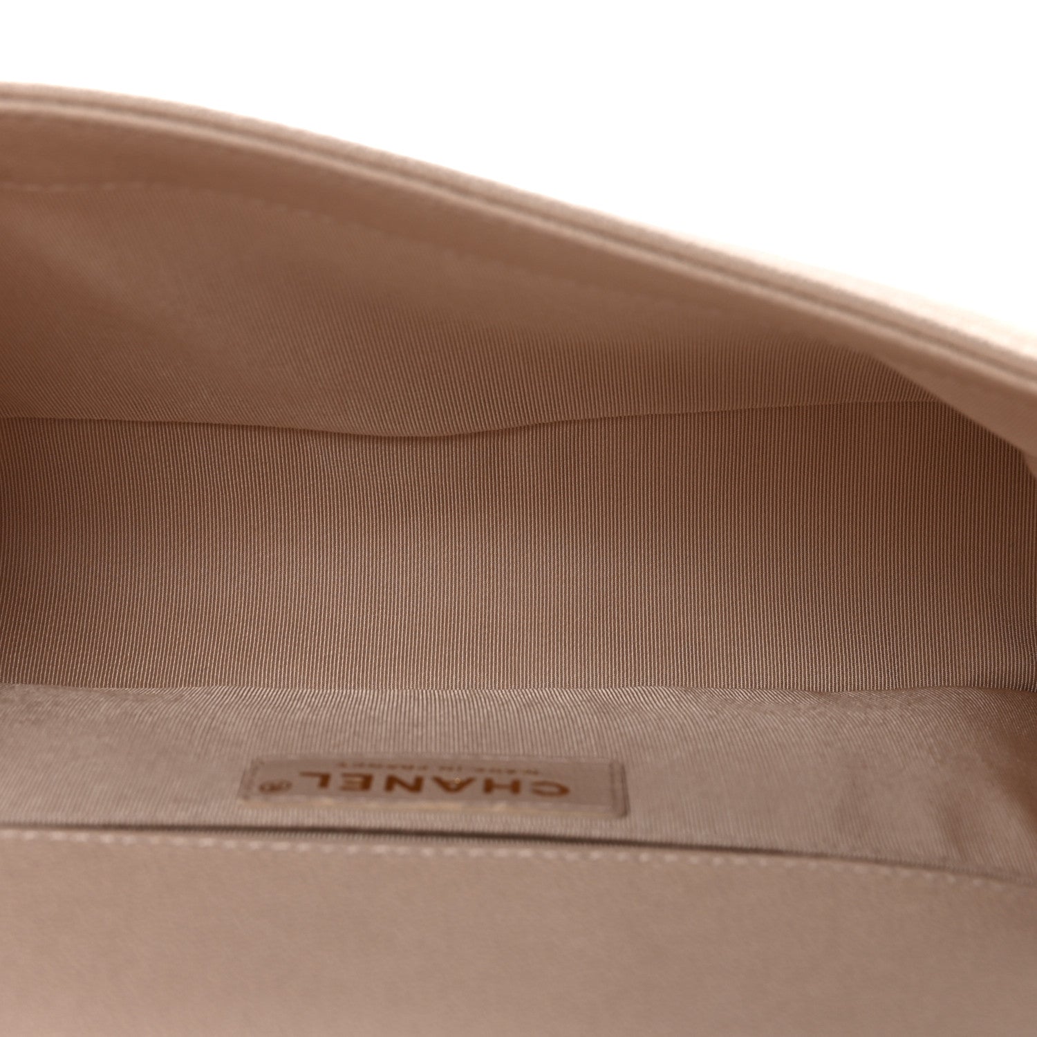 Chanel Caviar Quilted Medium Boy Flap Beige 5 of 11