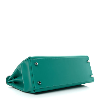 Hermes Evercolor Verso Kelly Retourne 32 Vert Verone Bleu Du Nord 4 of 11