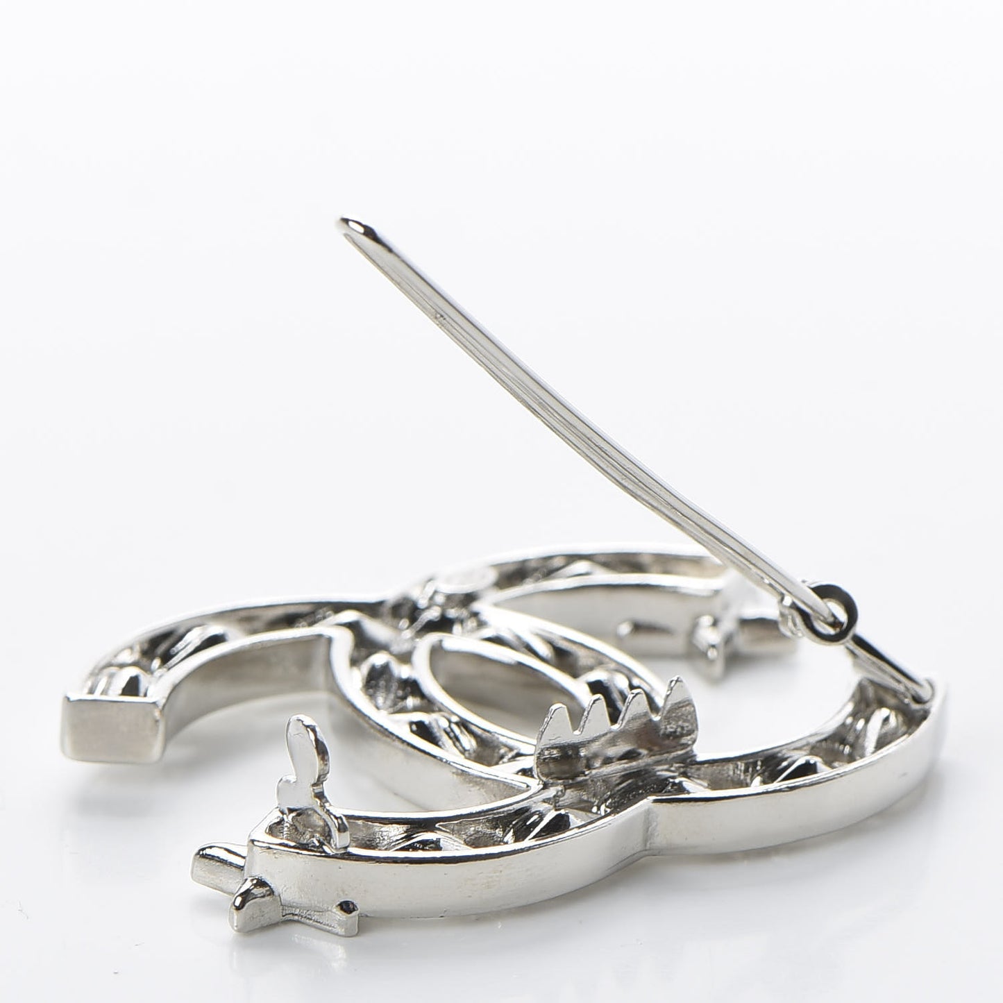 Crystal Starfall CC Hair Clip Silver