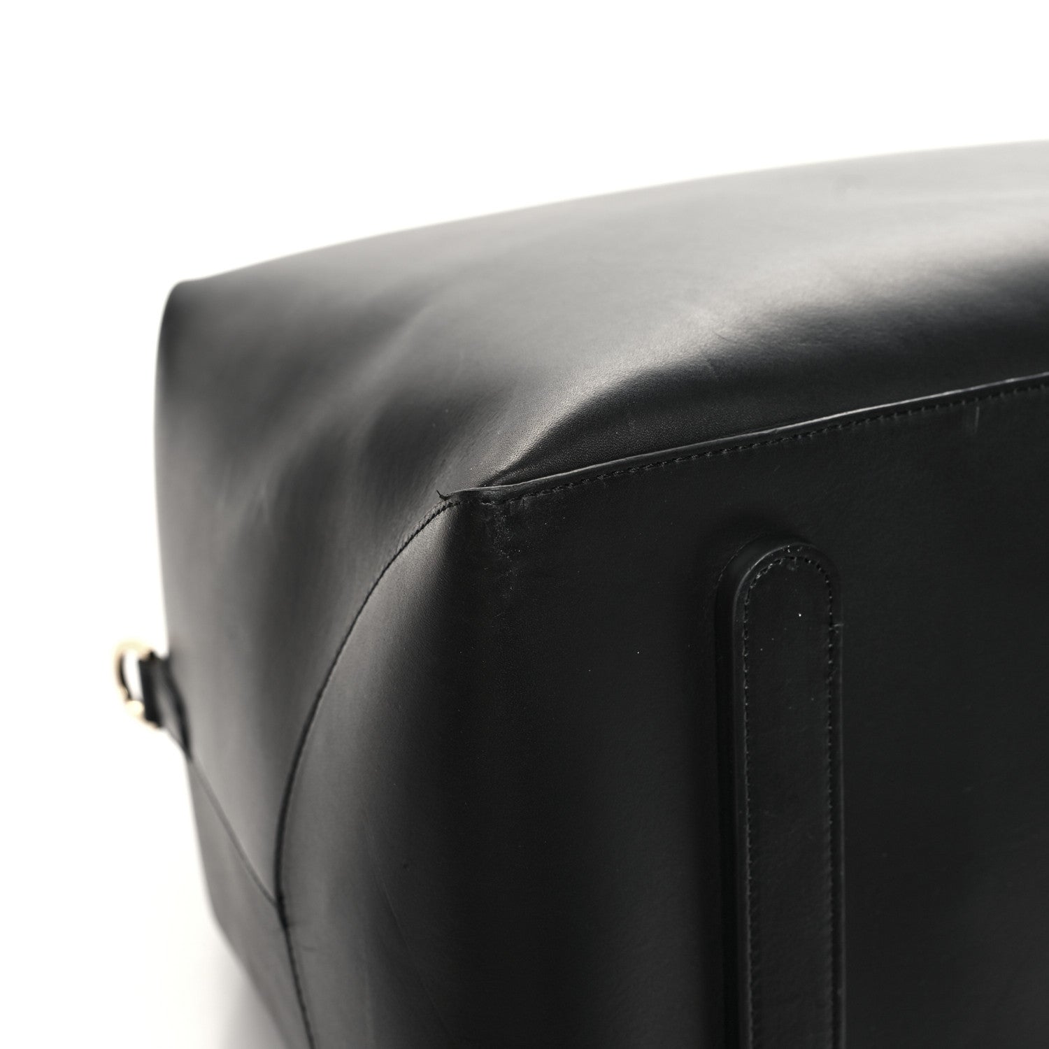 Mansur Gavriel Calfskin Holdall Duffle Bag Black 7 of 11