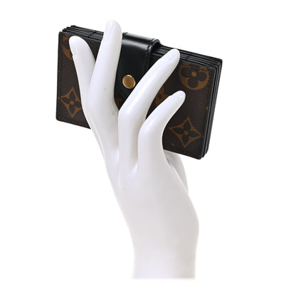 Louis Vuitton Monogram Gusset Card Holder Black 2 of 8