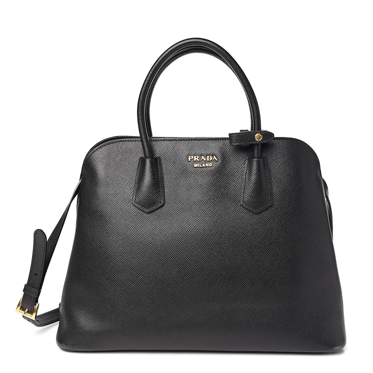 Prada Saffiano Lux Open Promenade Tote Black 1 of 11