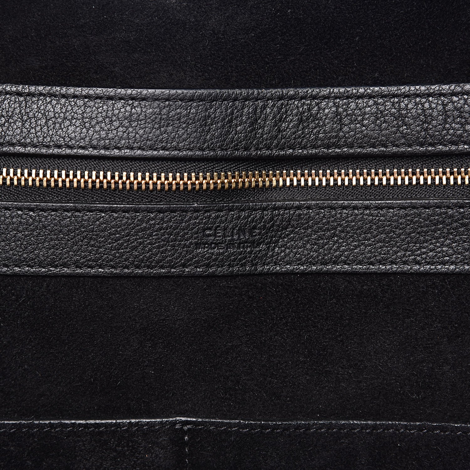 Celine Soft Grained Calfskin Medium Cabas Phantom Black 6 of 15