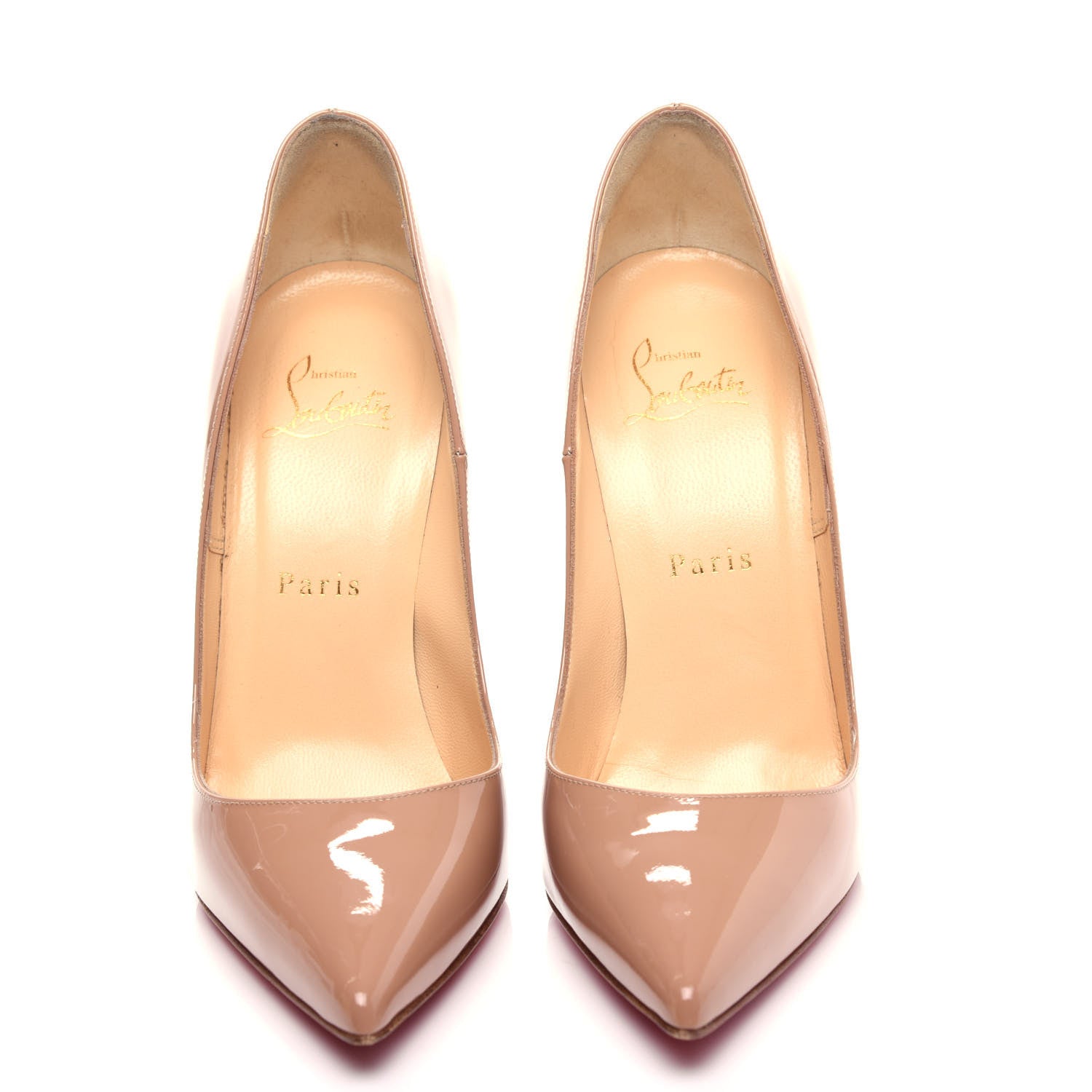 Christian Louboutin Patent So Kate 120 Pumps 37 Nude 5 of 10