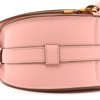 Chloe Grained Calfskin Small Marcie Saddle Bag Blossom Pink 9 of 9