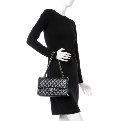 Chanel Lambskin Quilted Medium Double Flap Black 2 of 11