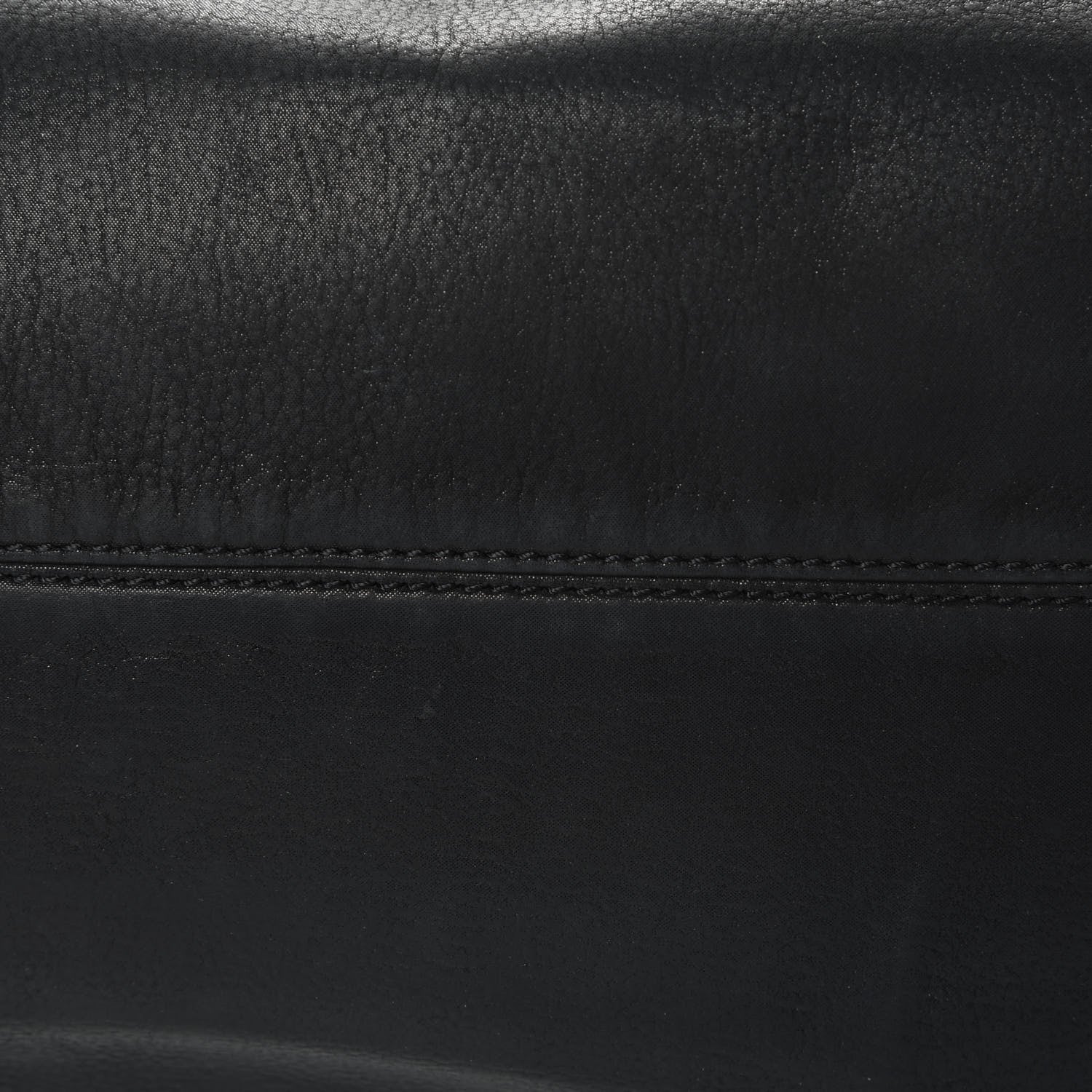 Fendi Metallic Nubuck Medium Chains Tote Black 14 of 14