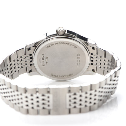 Gucci Stainless Steel 38mm G-Timeless Quartz Watch Brown 4 of 6