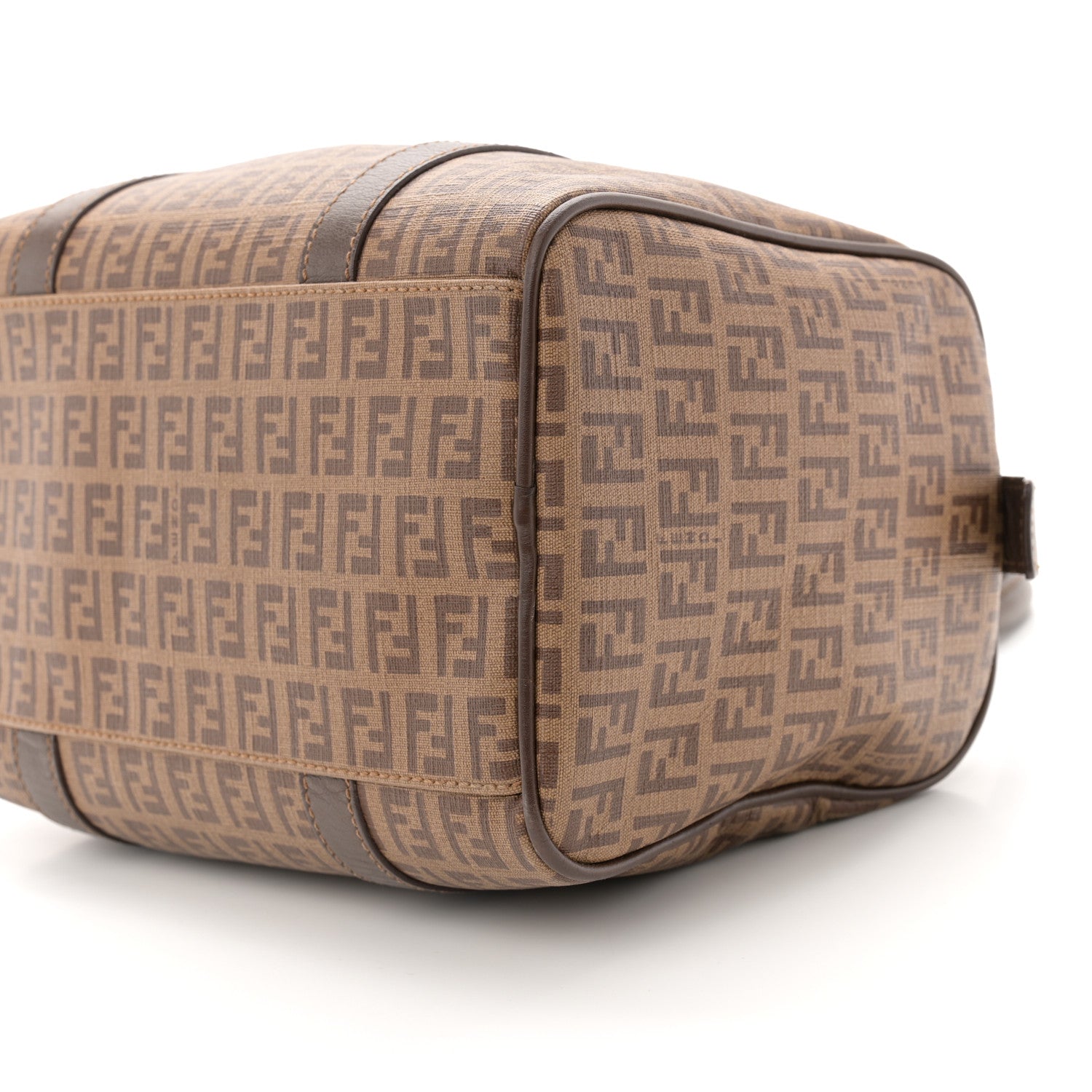 Fendi Zucchino Spalmati Vitello Boston Nocciola Castagna 10 of 12