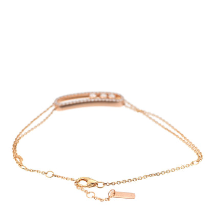 Messika 18K Rose Gold Diamond Move Classic Pave Double Bracelet 3 of 7