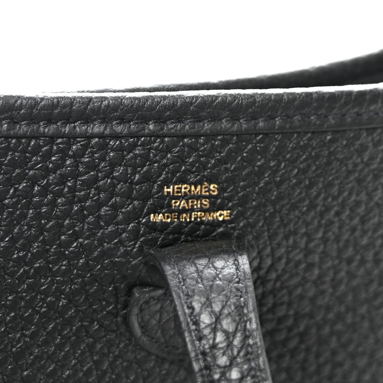 Hermes Taurillon Clemence Evelyne TPM Black 6 of 10