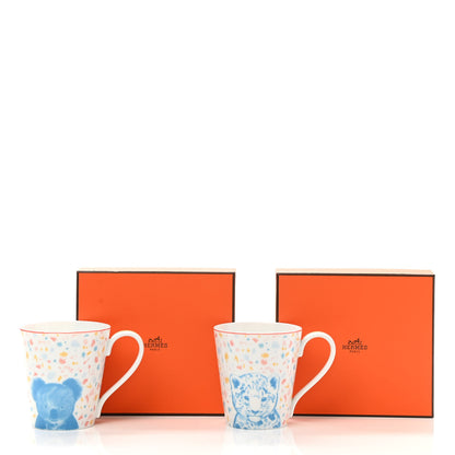 Hermes Porcelain Passe-Passe Mug Set of 2 8 of 8