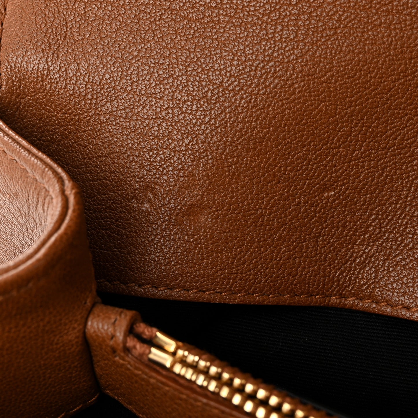 Sheepskin Matelasse Chevron Monogram Medium College Bag Brick