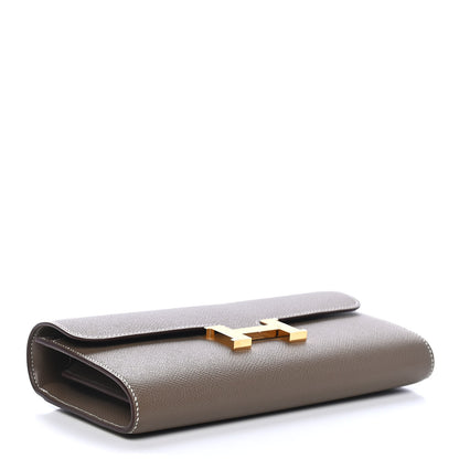 Hermes Epsom Constance Long To Go Wallet Etoupe 4 of 8