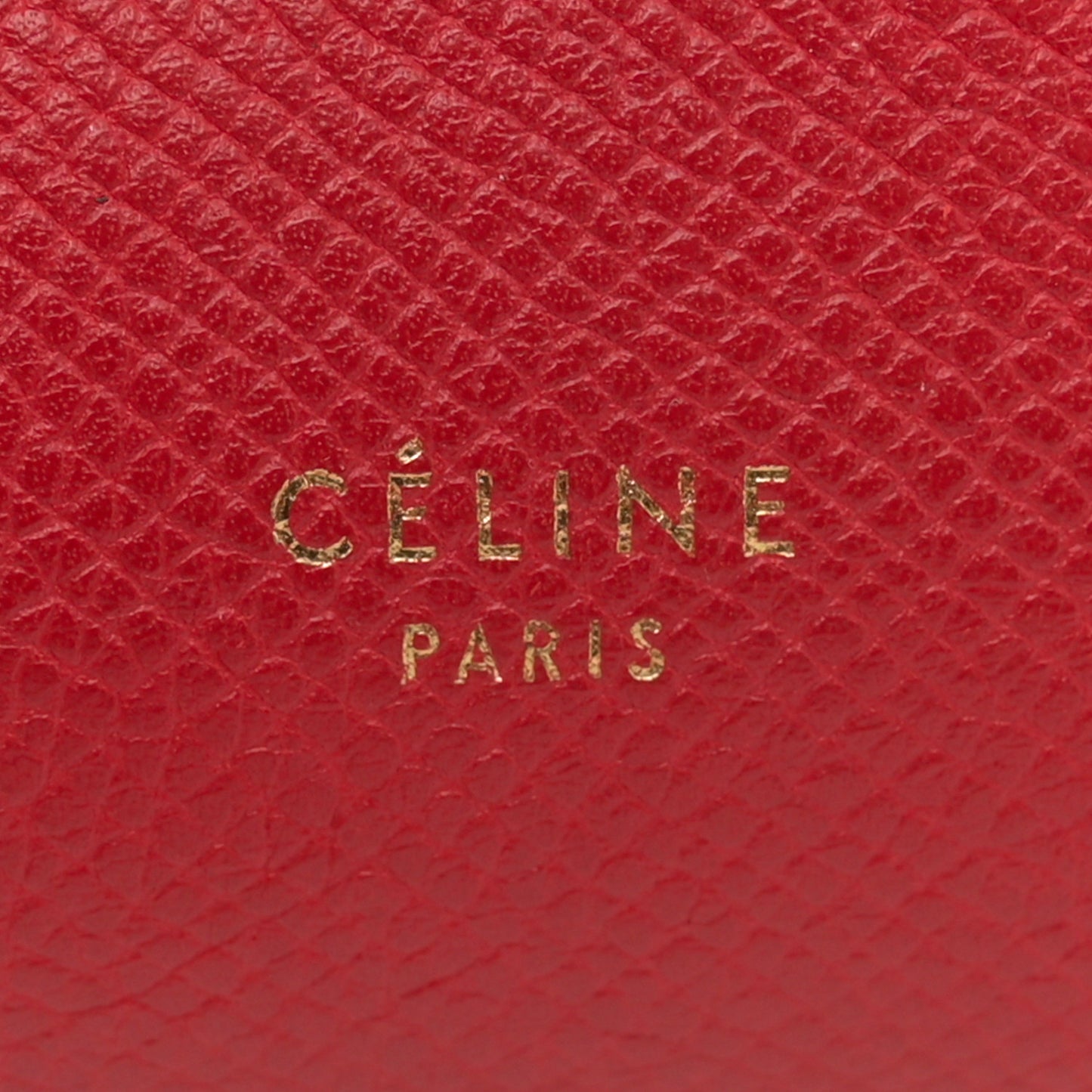 Grained Calfskin Mini Belt Bag Coquelicot