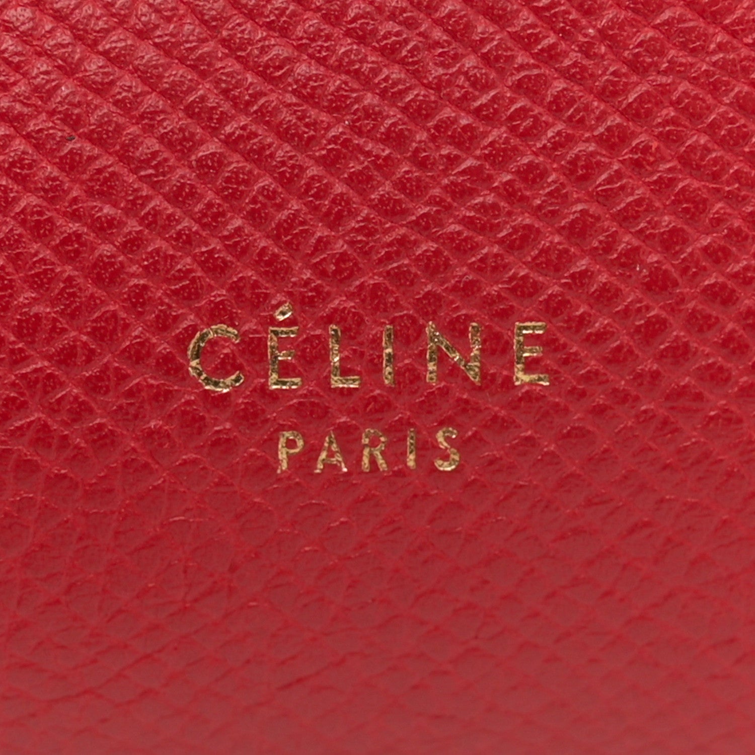 Celine Grained Calfskin Mini Belt Bag Coquelicot 6 of 15