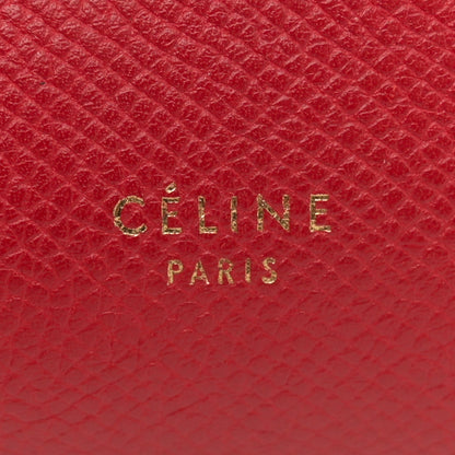 Celine Grained Calfskin Mini Belt Bag Coquelicot 6 of 15