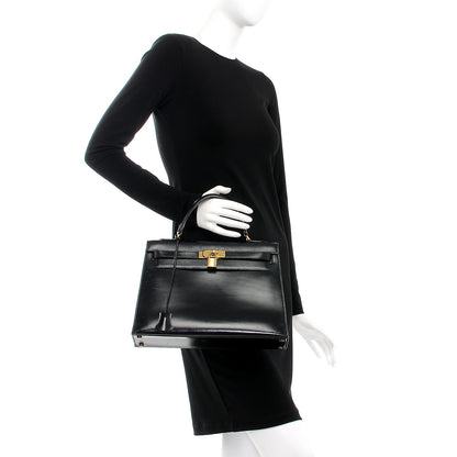 Hermes Box Kelly Sellier 32 Black 2 of 37