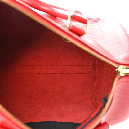 Louis Vuitton Epi Speedy 25 Castillan Red 5 of 11