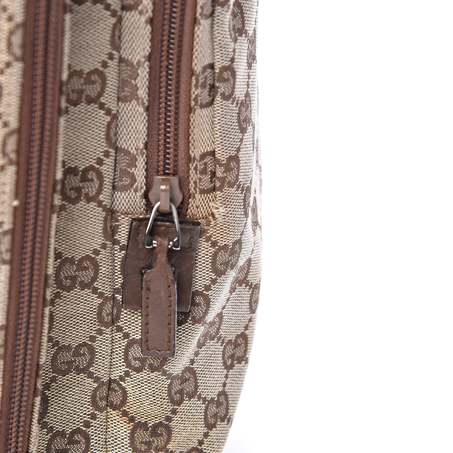 Gucci Monogram Backpack Diaper Bag Brown 18 of 22