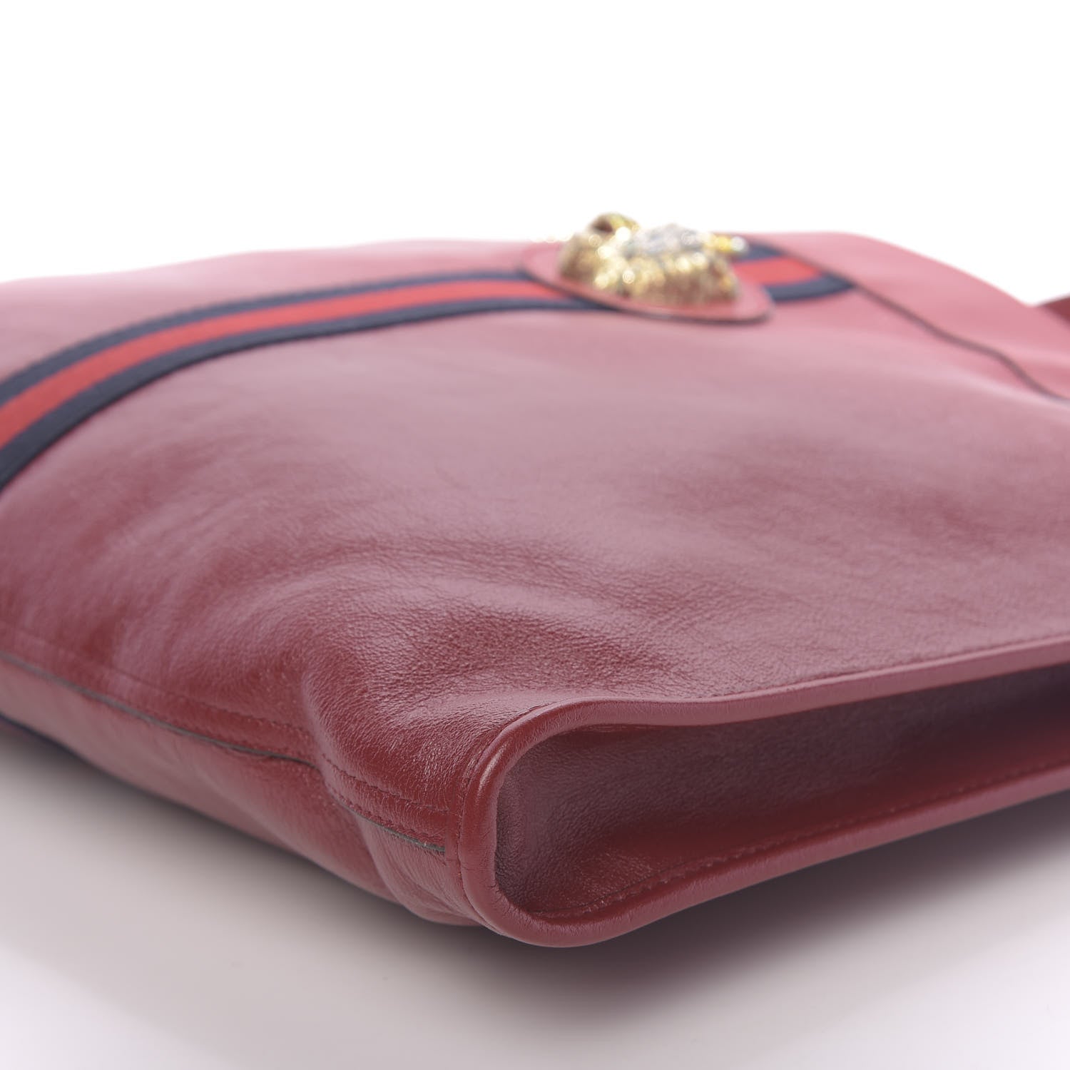 Gucci Calfskin Large Rajah Chain Tote Romantic Cherry 10 of 10