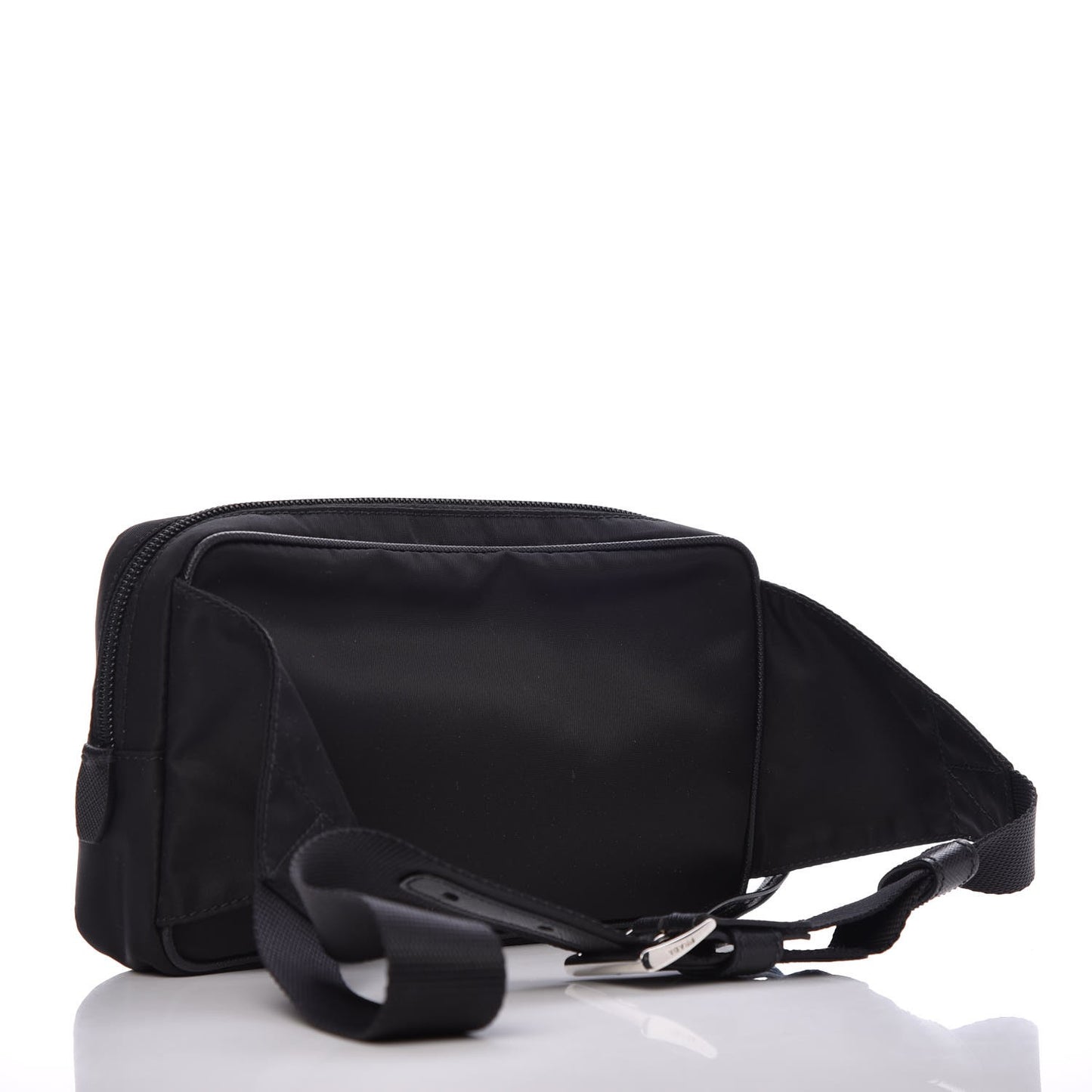 Tessuto Nylon Saffiano Belt Bag Nero Black