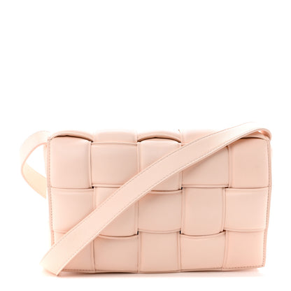 Bottega Veneta Nappa Maxi Intreccio Padded Cassette Crossbody Bag Melon Washed 1 of 14