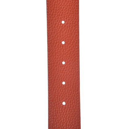 Gucci Calfskin 1973 Reversible Belt 80 32 Orange Black 7 of 8