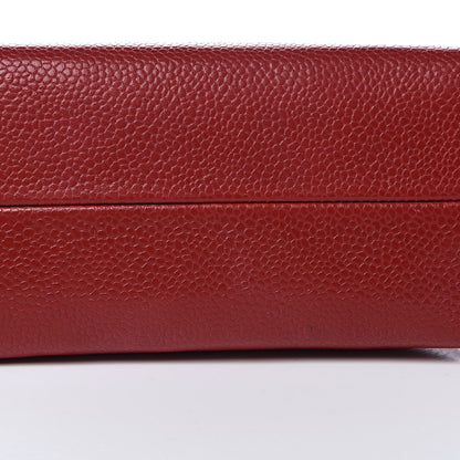 Chanel Caviar Timeless CC Cosmetic Pouch Red 12 of 12